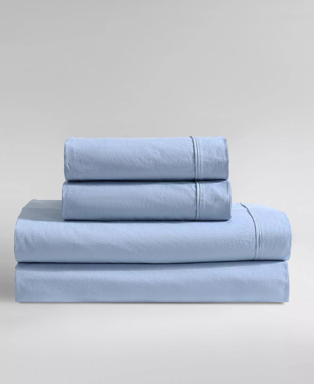 Calvin KleinWashed Cotton Percale 4-Pc. Sheet Set, King