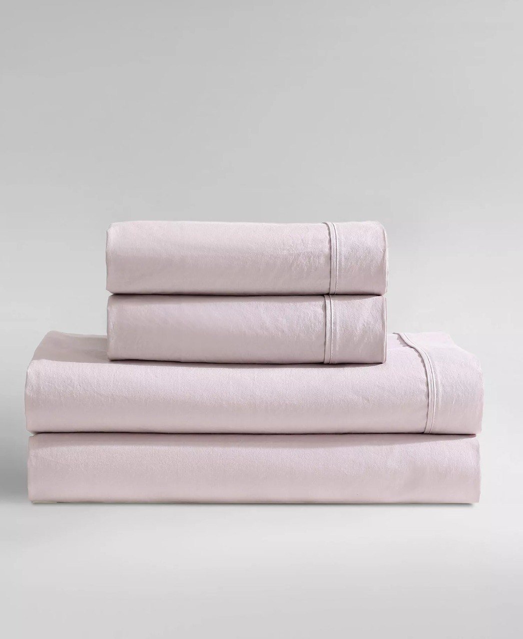 Calvin KleinWashed Cotton Percale 4-Pc. Sheet Set, King