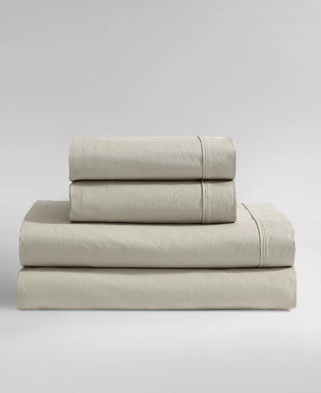 Calvin KleinWashed Cotton Percale 4-Pc. Sheet Set, King