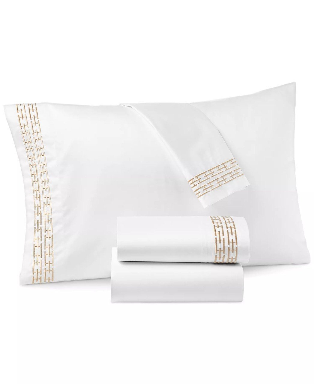 Hotel CollectionChain Links Embroidered 100
