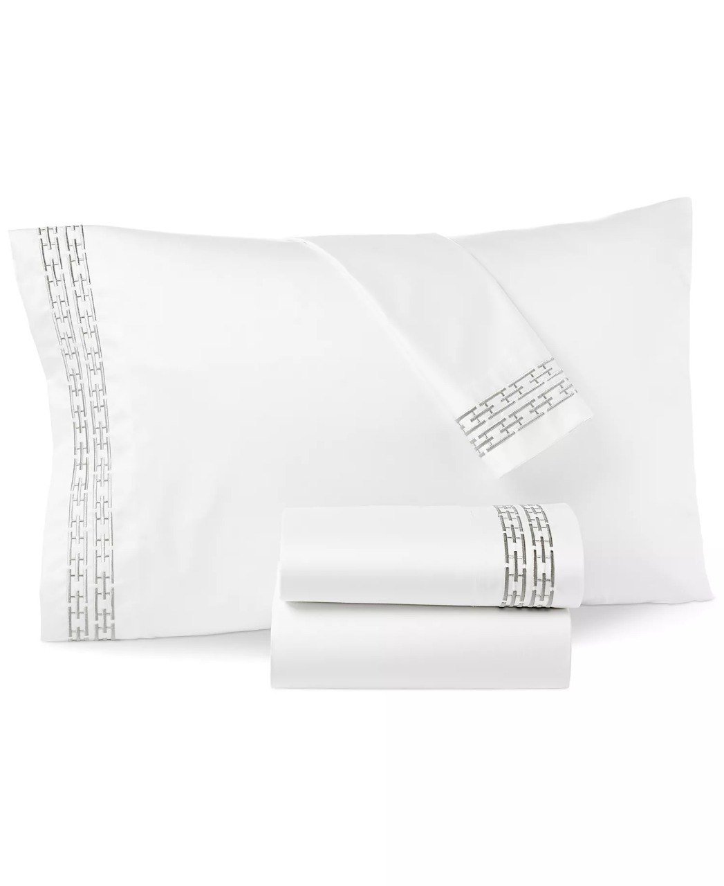 Hotel CollectionChain Links Embroidered 100