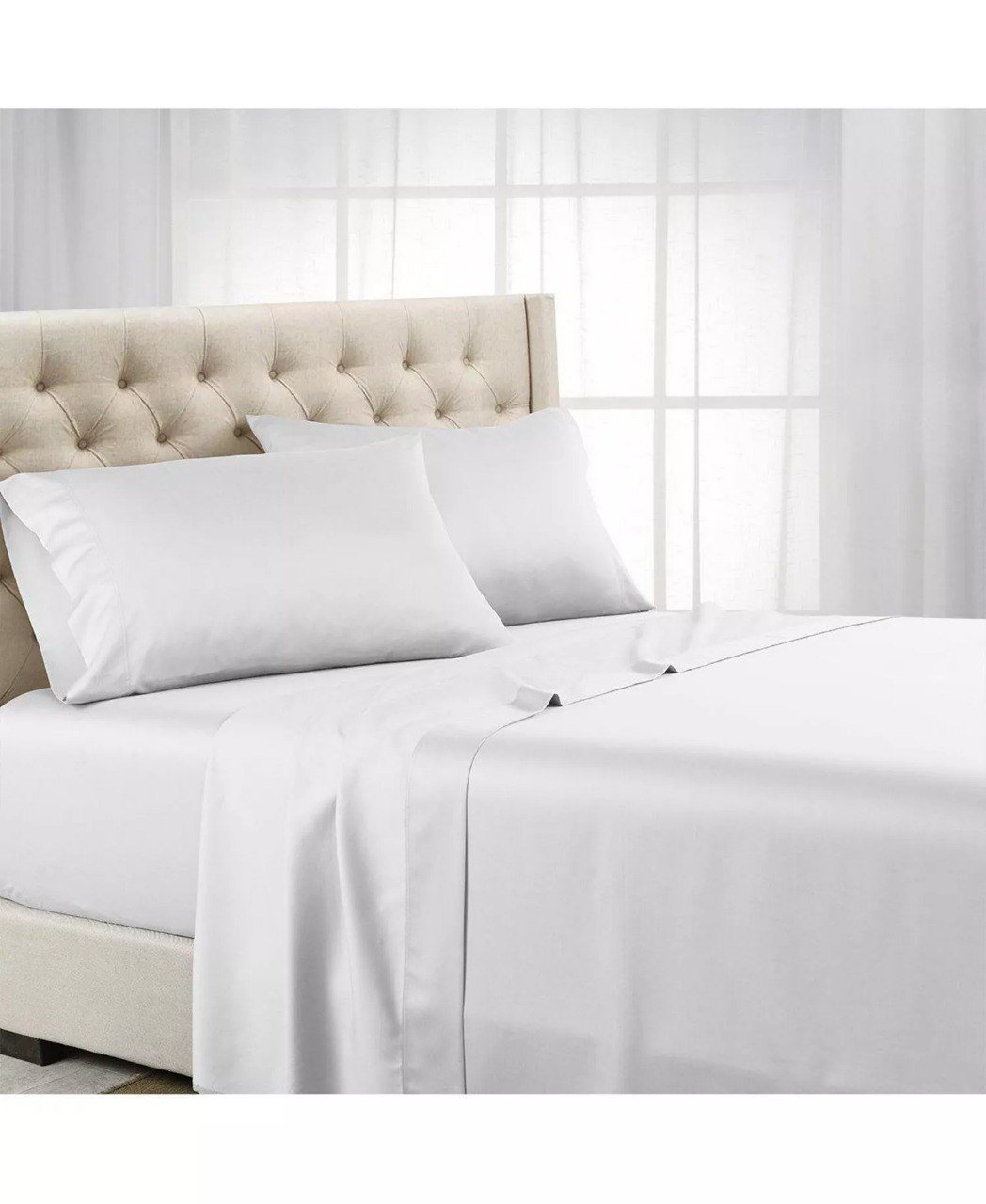 Egyptian Linens600 Thread Count Eucalyptus Tencel Lyocell 5 Piece Sheet Set, Split King