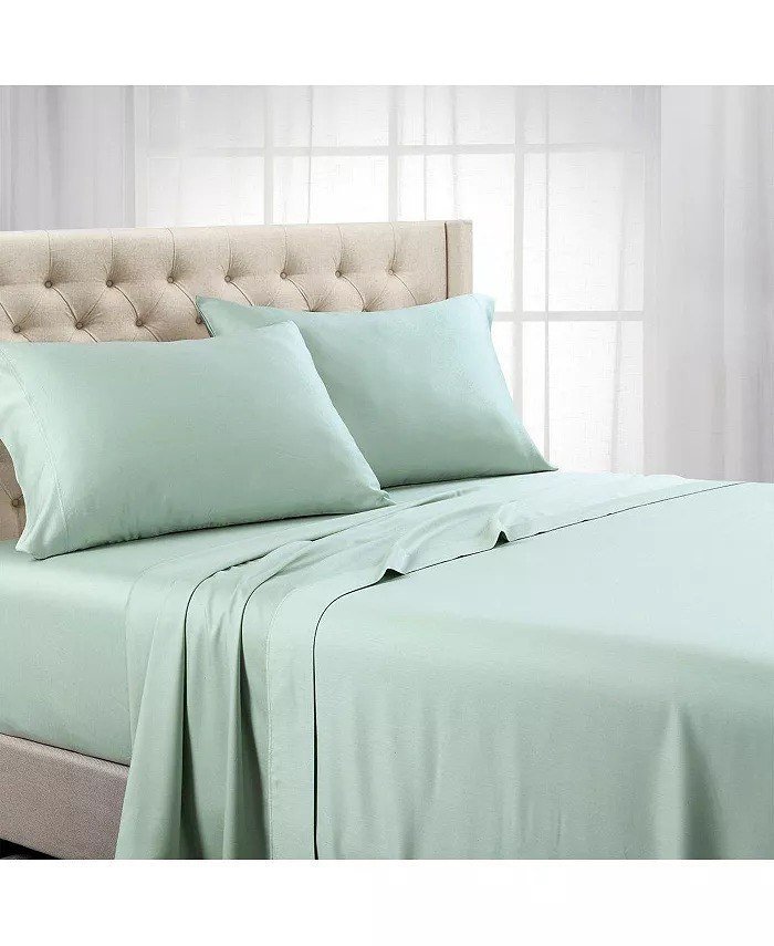 Egyptian Linens600 Thread Count Eucalyptus Tencel Lyocell 5 Piece Sheet Set, Split King