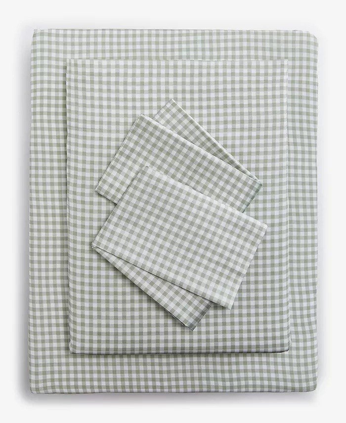 Arch StudioPrinted Cotton Sateen 3-Pc. Sheet Set, Twin, Exclusively for Macys