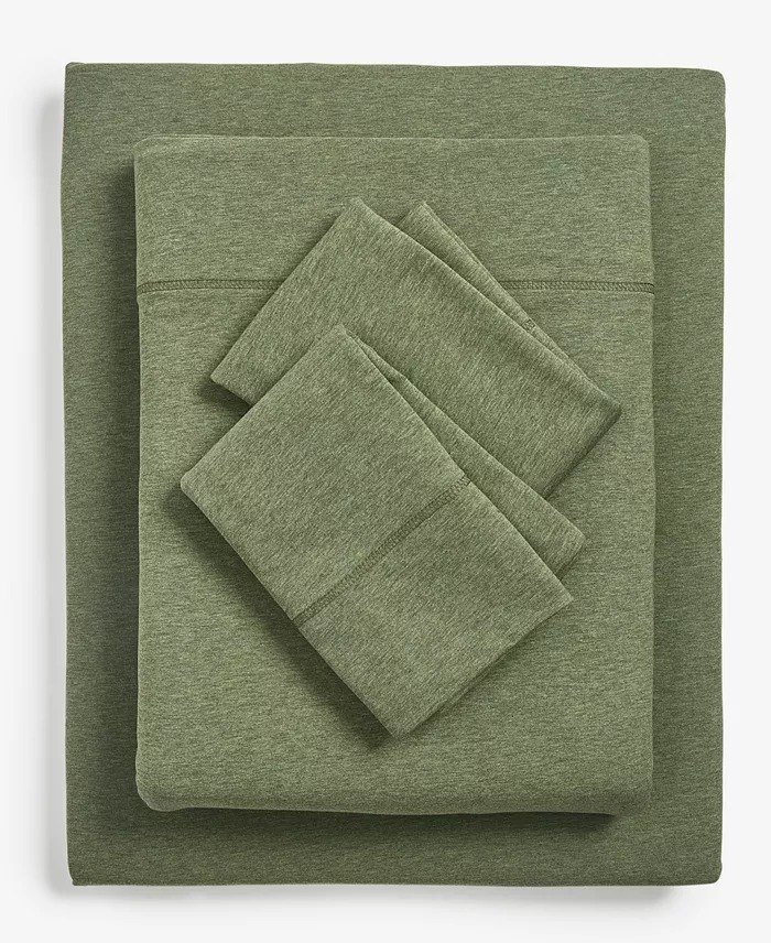 Arch StudioJersey Cotton Blend 3-Pc. Sheet Set, Twin, Exclusively for Macys