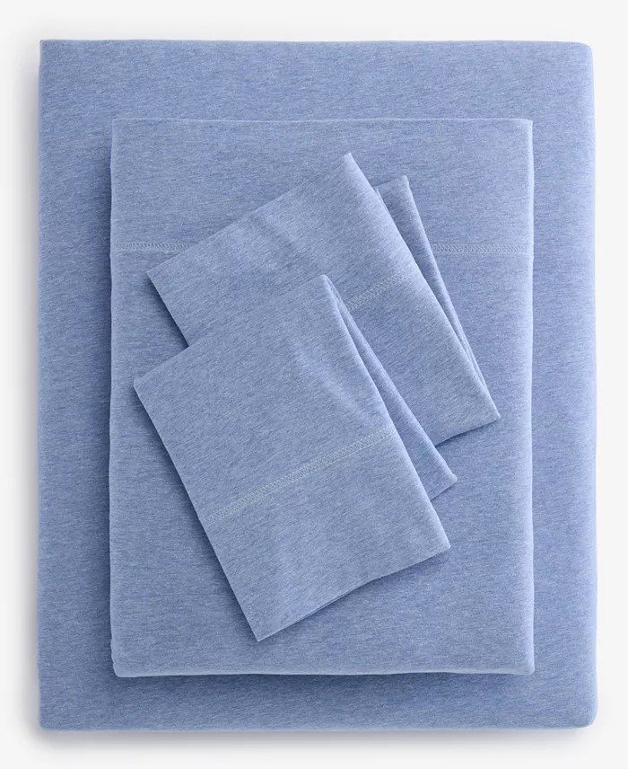 Arch StudioJersey Cotton Blend 3-Pc. Sheet Set, Twin, Exclusively for Macys