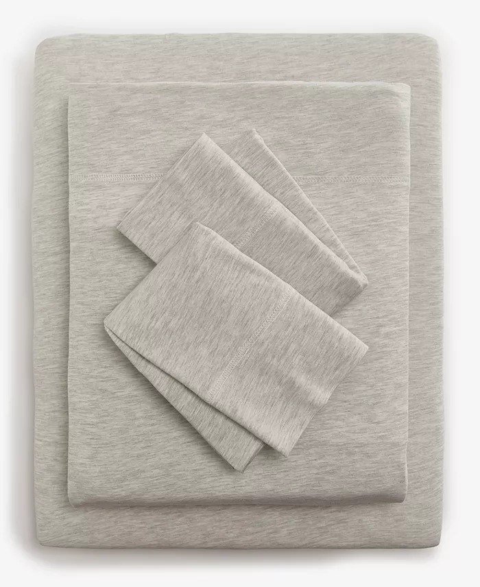 Arch StudioJersey Cotton Blend 3-Pc. Sheet Set, Twin, Exclusively for Macys