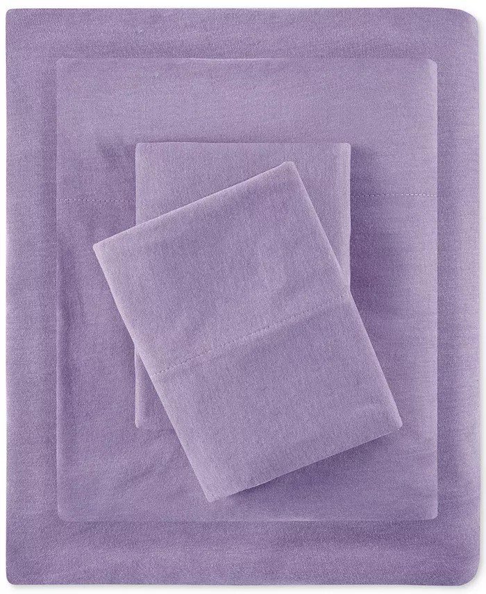 Intelligent DesignJersey-Knit Cotton Blend 3-Pc. Sheet Set, Twin
