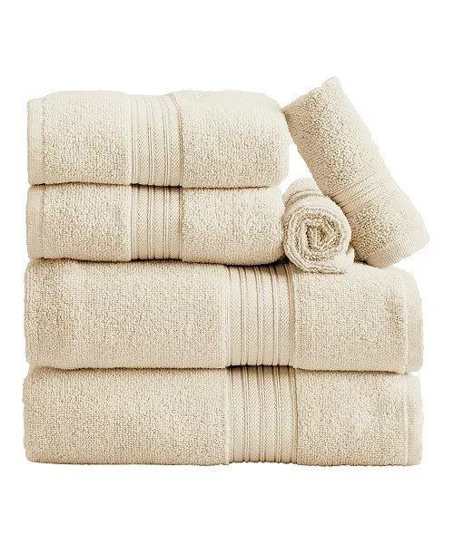 Linery & CoLinery and Co. Quick-Drying Cotton 6-Piece Bath Towel Set