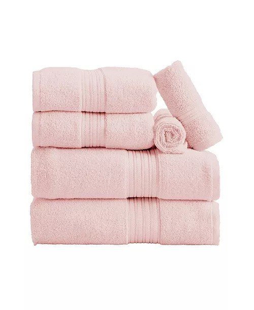 Linery & CoLinery and Co. Quick-Drying Cotton 6-Piece Bath Towel Set