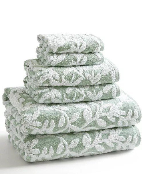 Madison ParkSkyler Cotton 6-Piece Bath Towel Set