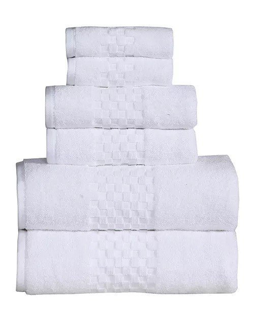 FEATHER & STITCH, NYLuna 6-Pc. Bath Towel Set