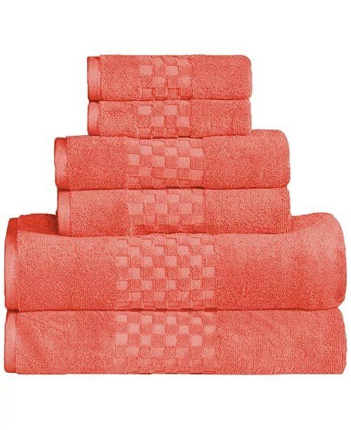 FEATHER & STITCH, NYLuna 6-Pc. Bath Towel Set