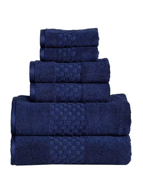 FEATHER & STITCH, NYLuna 6-Pc. Bath Towel Set