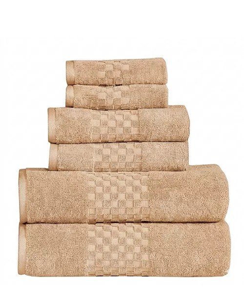 FEATHER & STITCH, NYLuna 6-Pc. Bath Towel Set