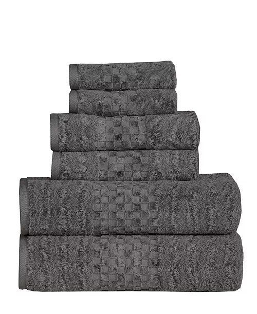 FEATHER & STITCH, NYLuna 6-Pc. Bath Towel Set