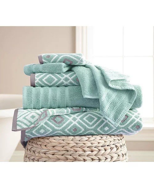 Modern ThreadsOxford Yarn Dyed 6-Pc. Towel Set