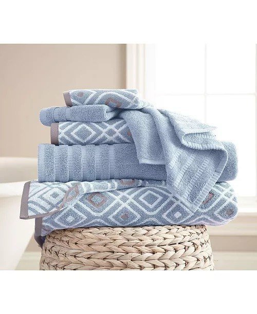 Modern ThreadsOxford Yarn Dyed 6-Pc. Towel Set