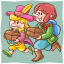 The Fleeing Swindlers