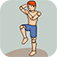 Standing Crunches