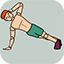 Side Plank Crunches