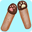 Paw Cookie Sticks