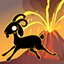 Volcanoscape Goat