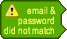 Wrong Password