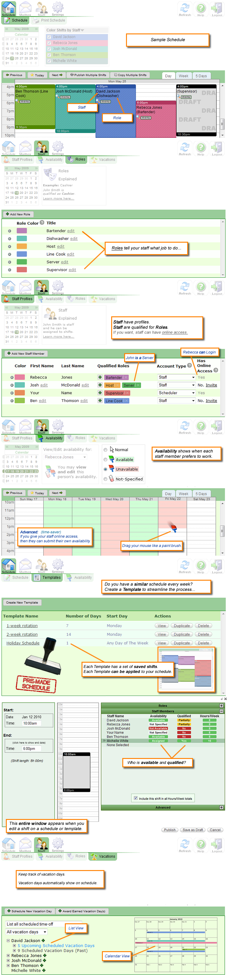 SchedulePanda screenshot