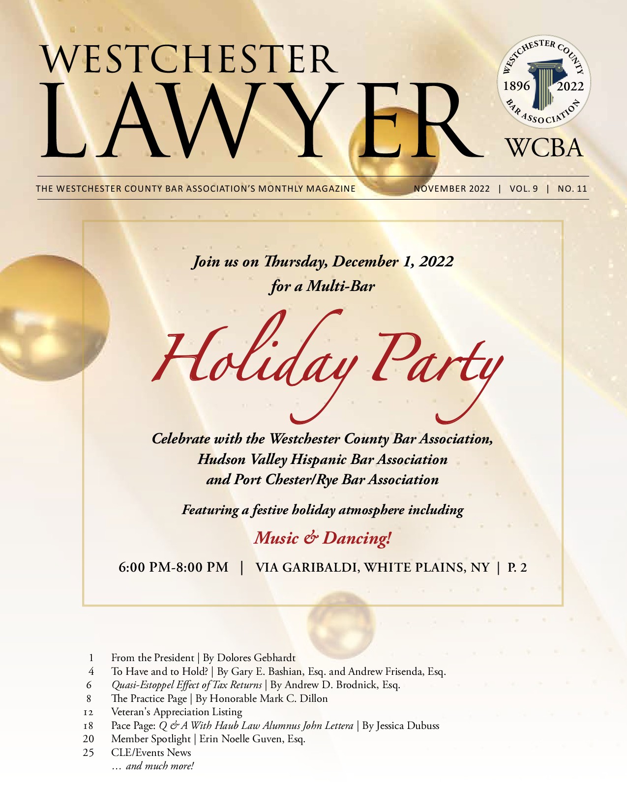 Westchester Lawyer 11 2022 Powered by