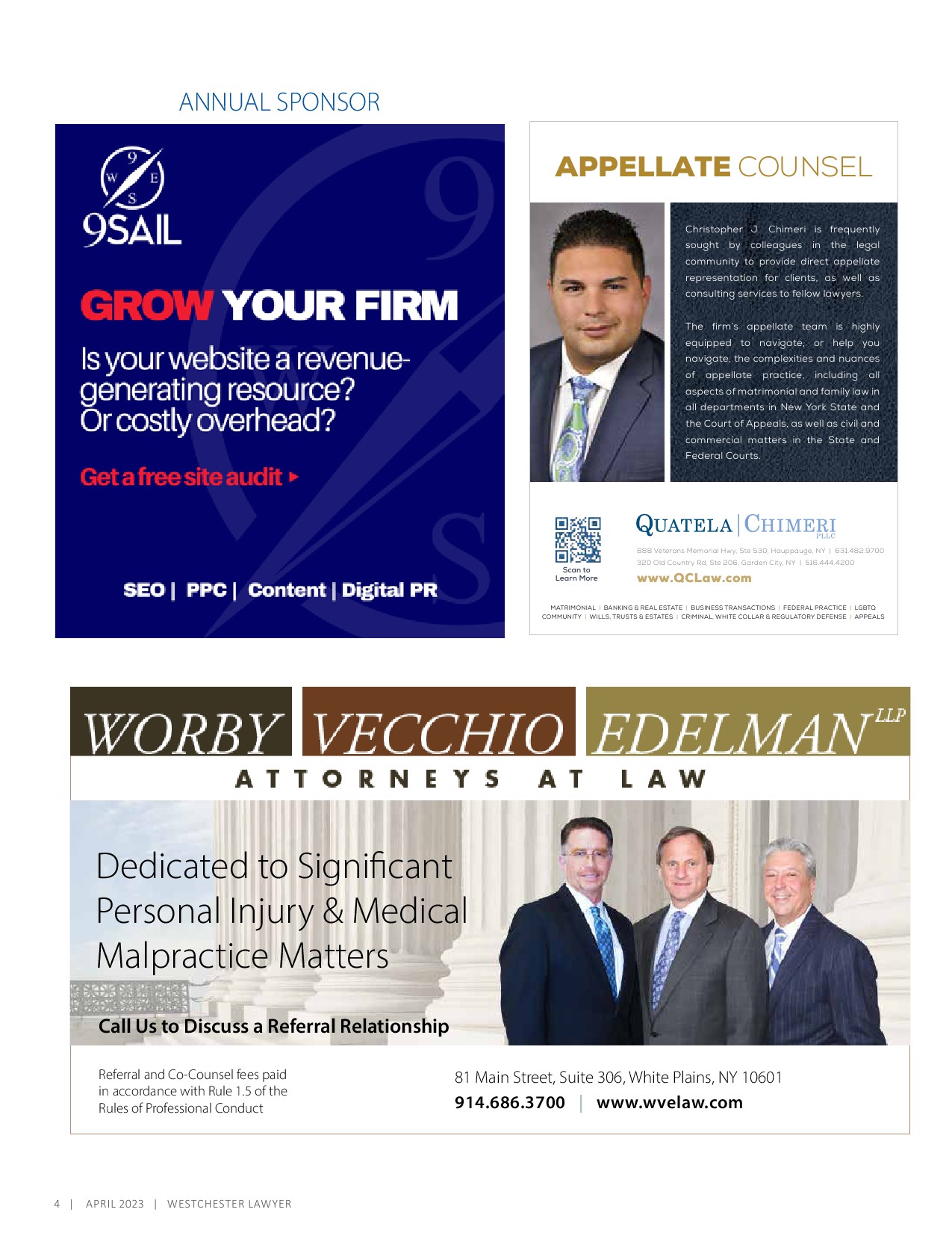 Westchester Lawyer 04 2023 Powered by