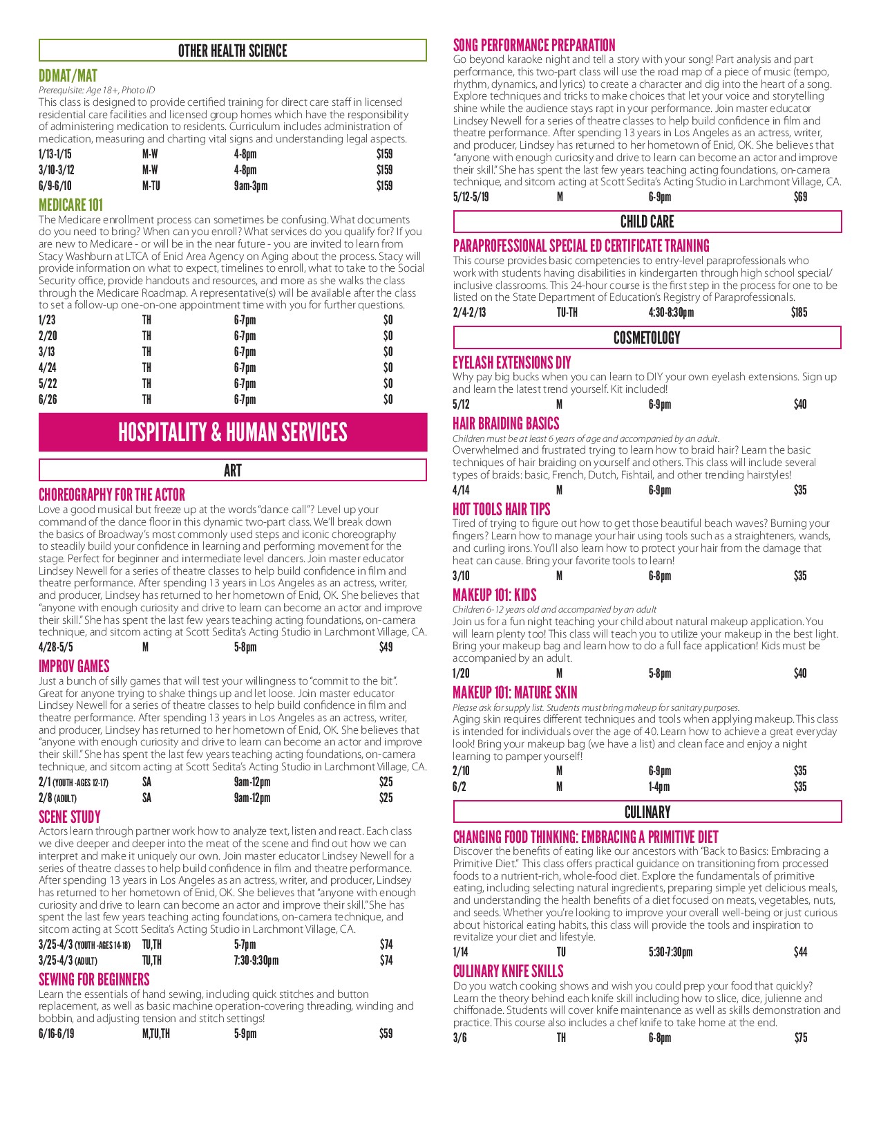 Short Term Courses Catalog Spring 2025.pdf Powered by