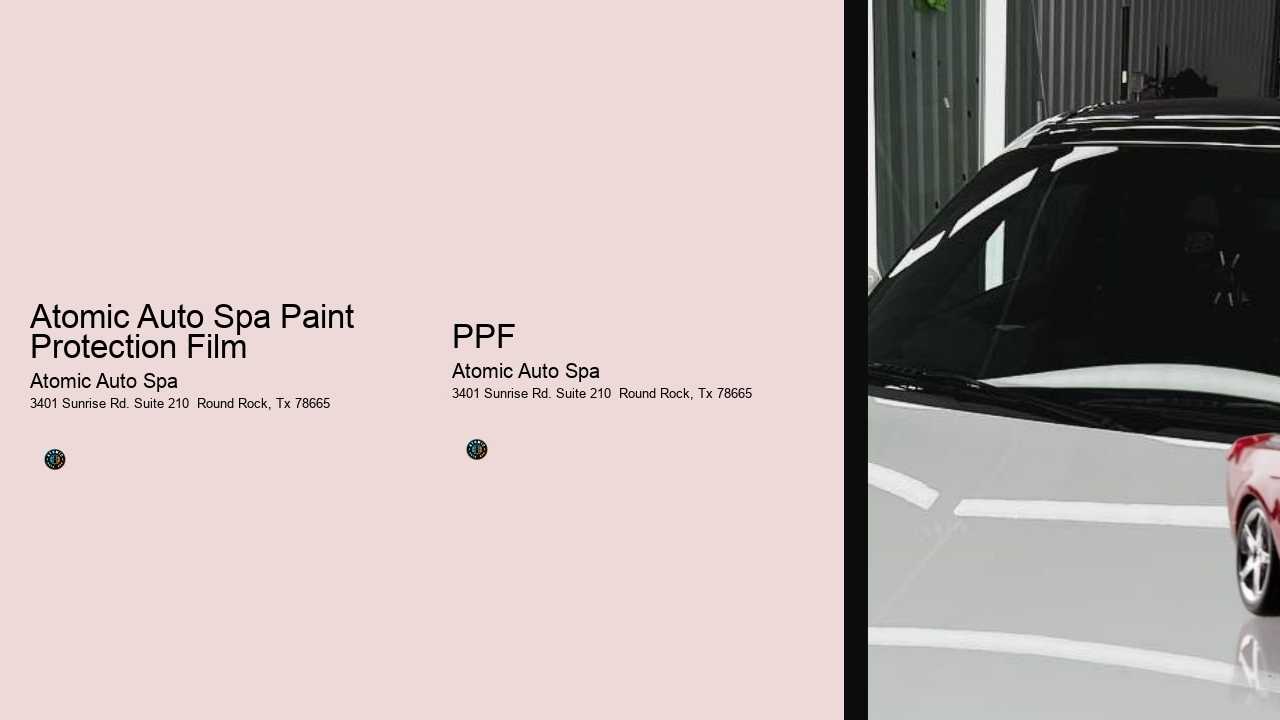 Atomic Auto Spa Paint Protection Film