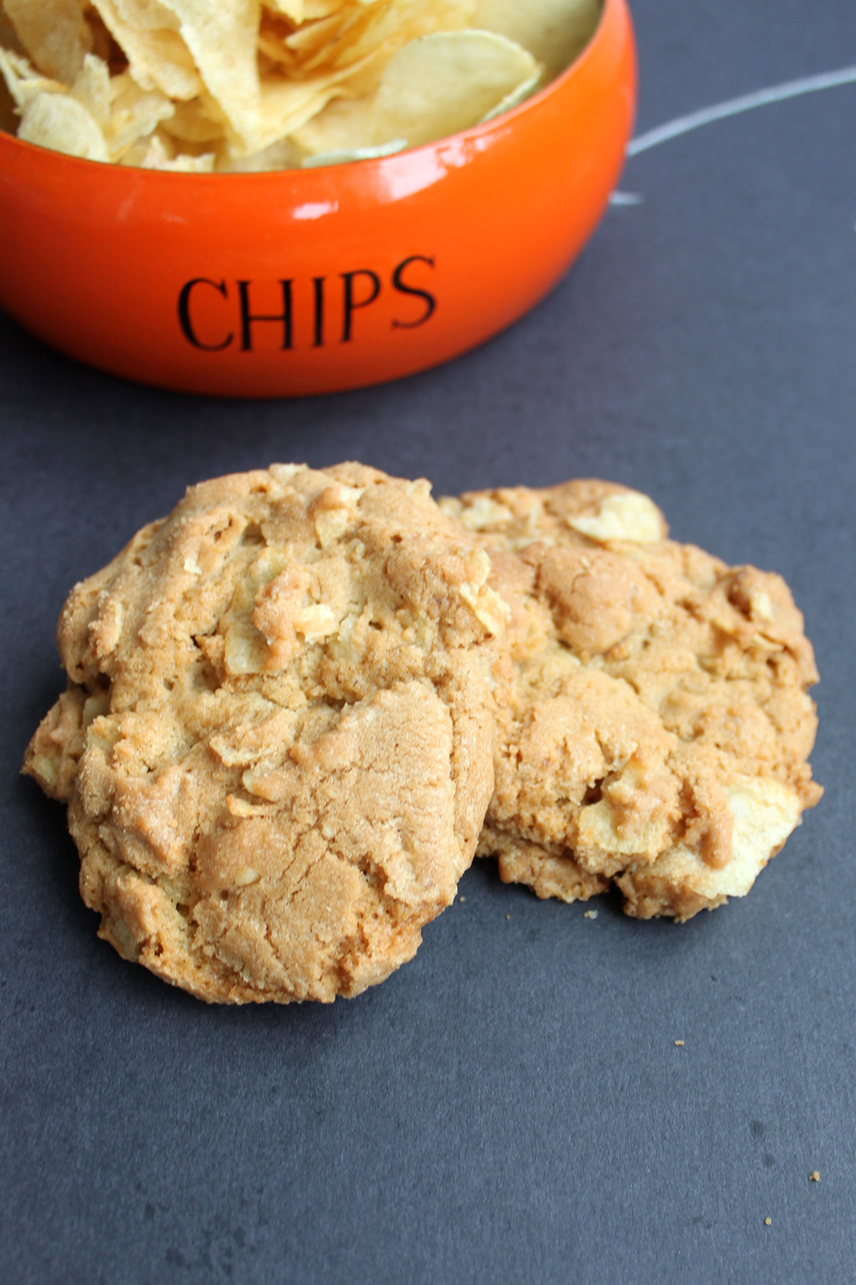 Potato Chip Cookies- Paint the Gown Red