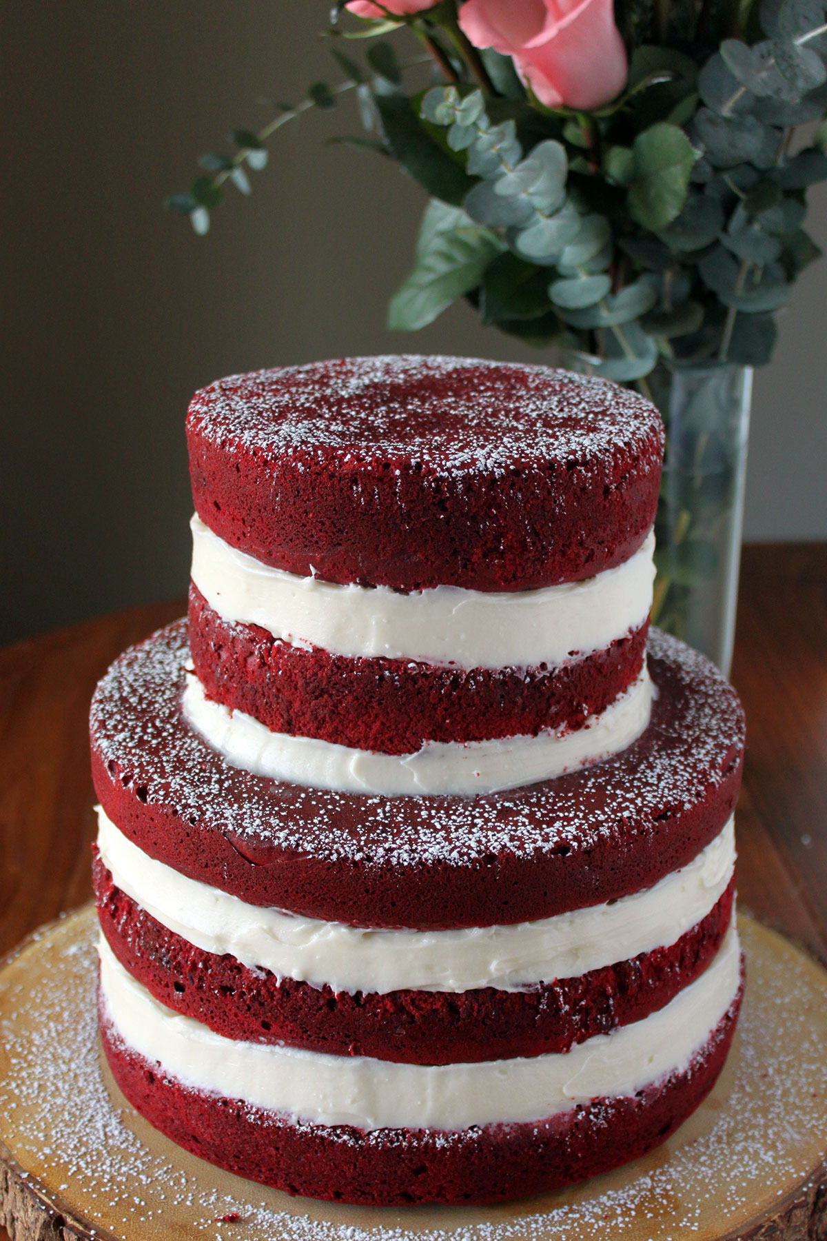 Naked Red Velvet Cake Paint The Gown Red