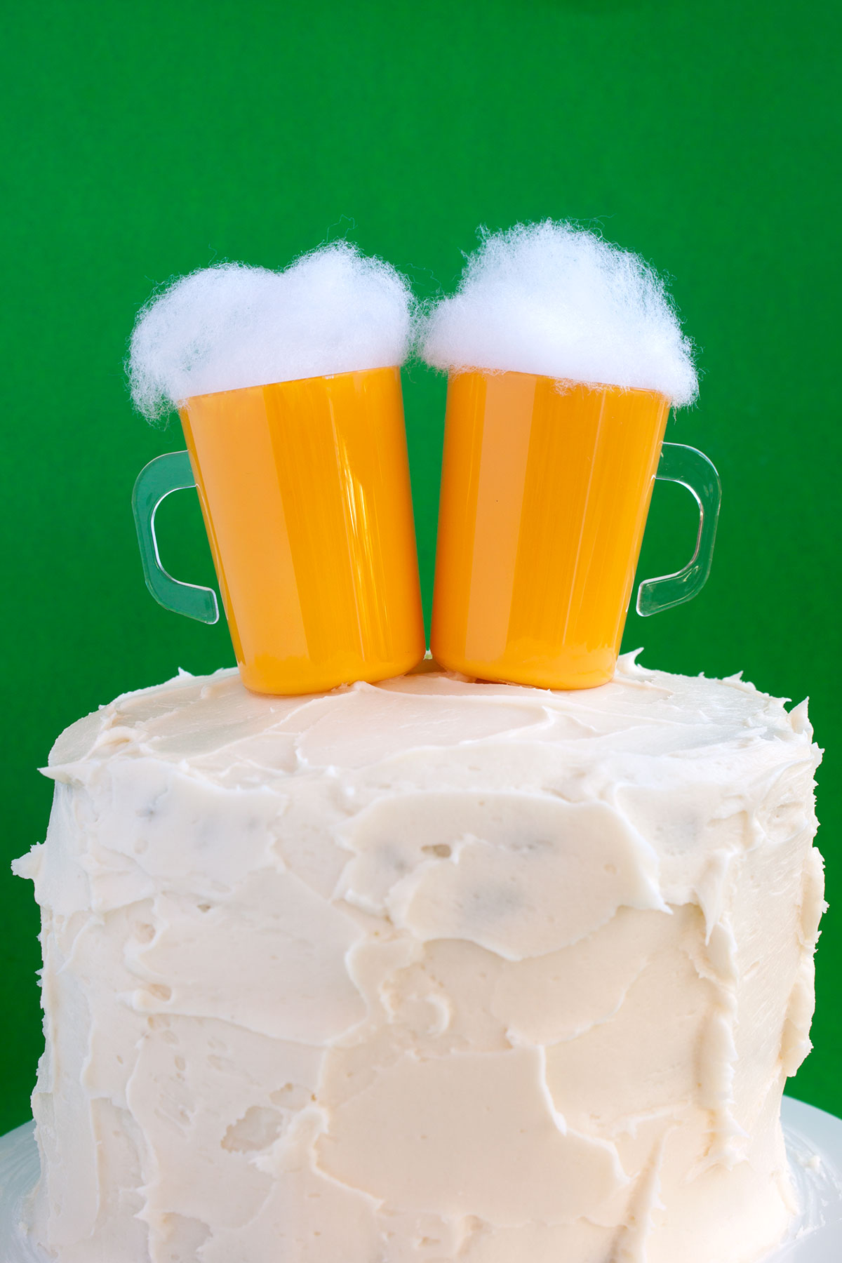 Beer Mug Cake Topper Paint the Gown Red Beer Mug Cake Topper Paint the Gown Red