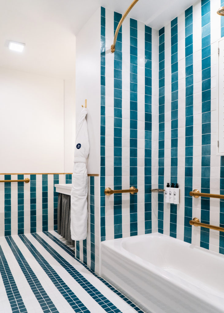 Palihotel San Diego - ADA bathroom - tub and bathrobe