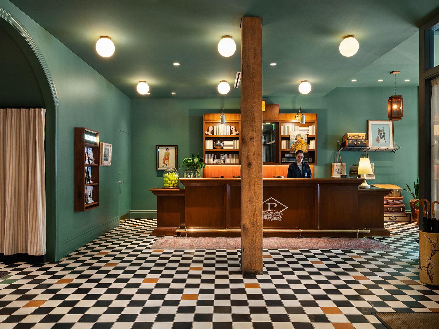 front desk area