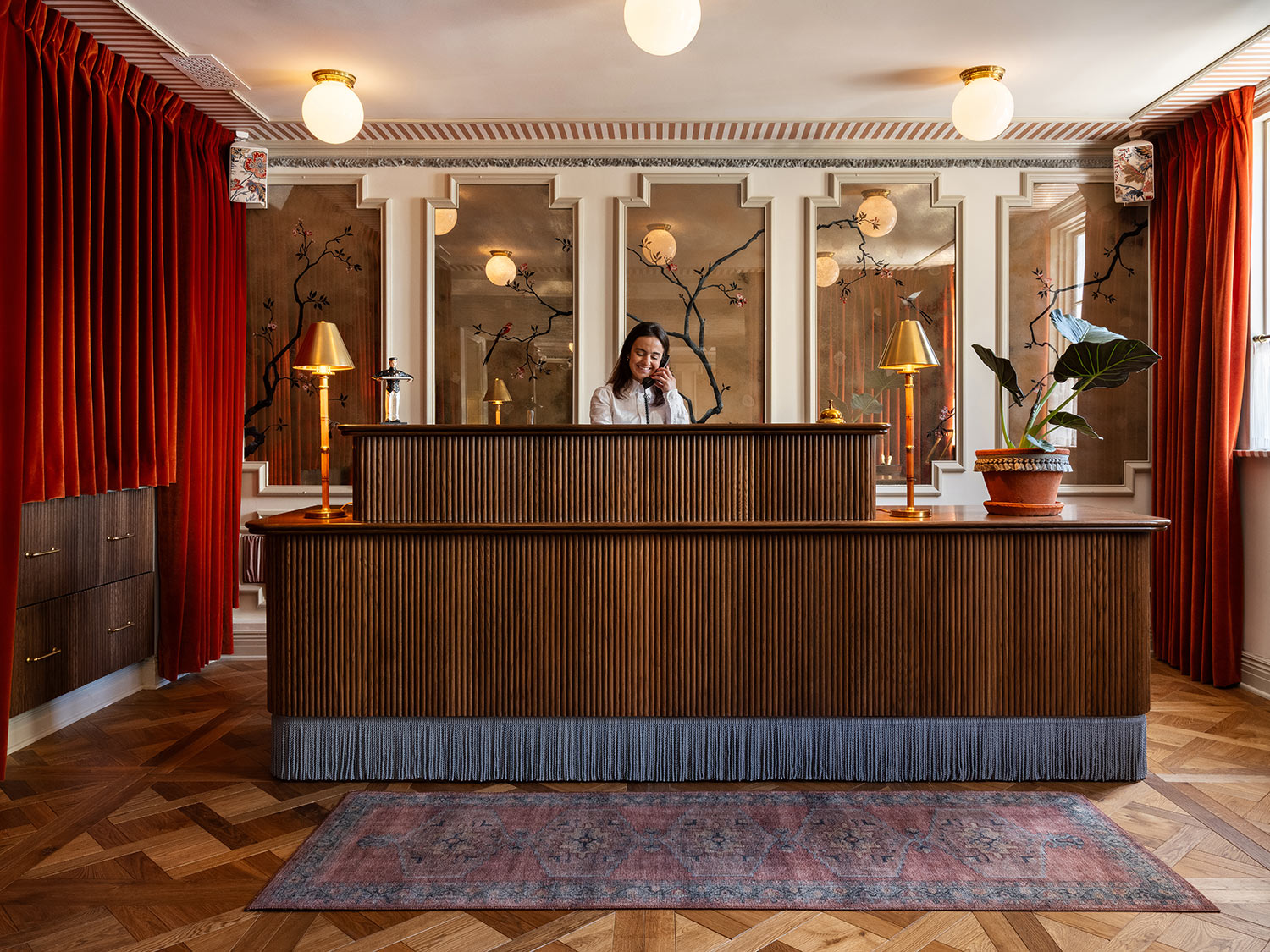 The Hôtel Lili Beverly Hills front desk