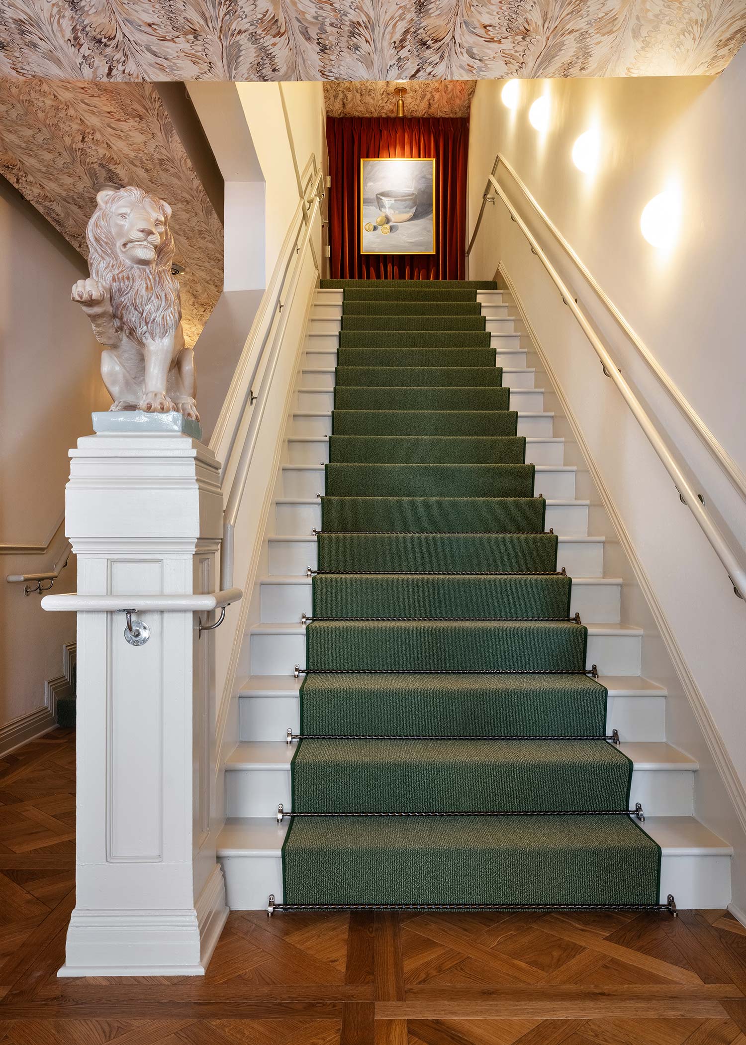 The Hôtel Lili Beverly Hills stairs