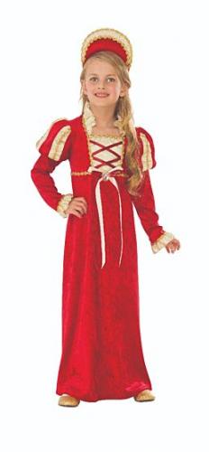 Princesa Medieval Niña rubies