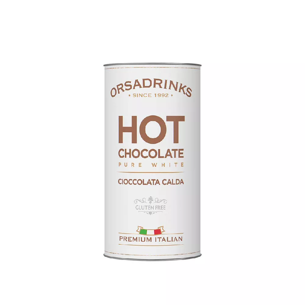 Chocolate en polvo Pure White Hot Chocolate - 1 kg ORSADRINKS - ODK