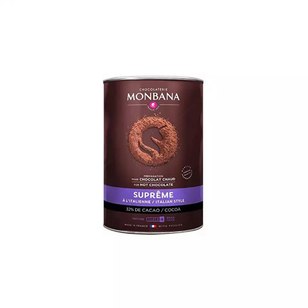 Chocolate en polvo 32% cacao SUPREME - 1 kg MONBANA