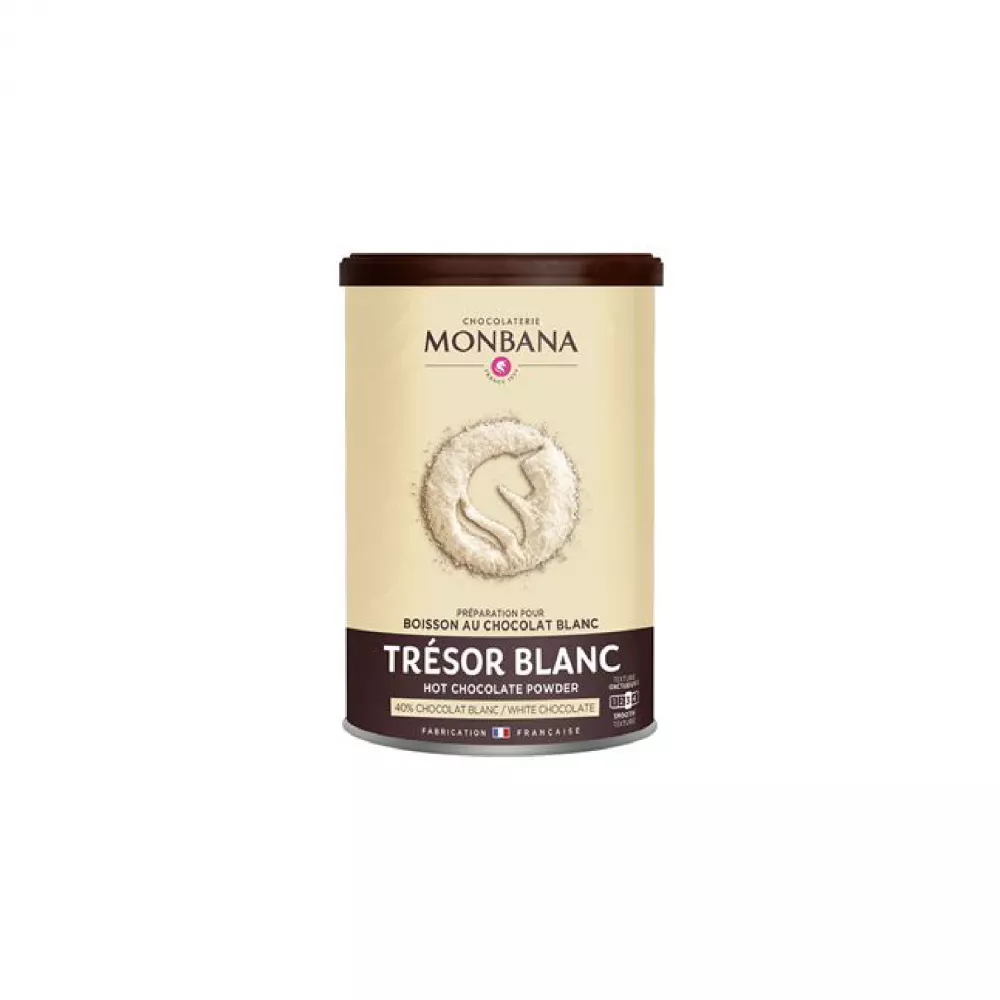 Chocolate en polvo 40% cacao TRESOR BLANC - 500 g MONBANA
