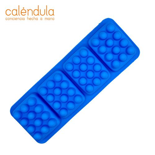 Molde Silicona 205 Masaje Rectangular X 4 (120 Ml) 