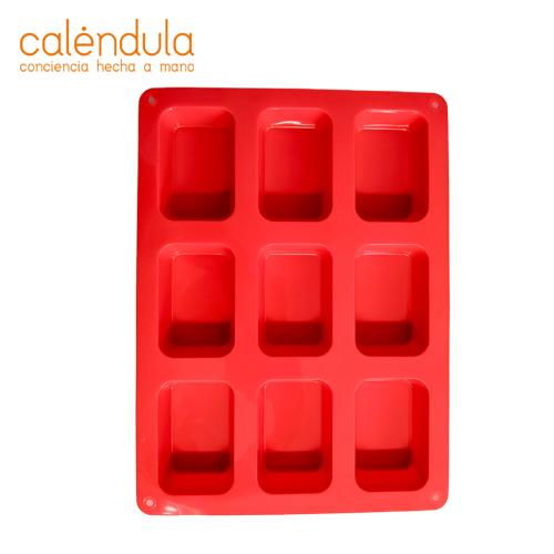 Molde Silicona 208 (Rectangular X 9) 