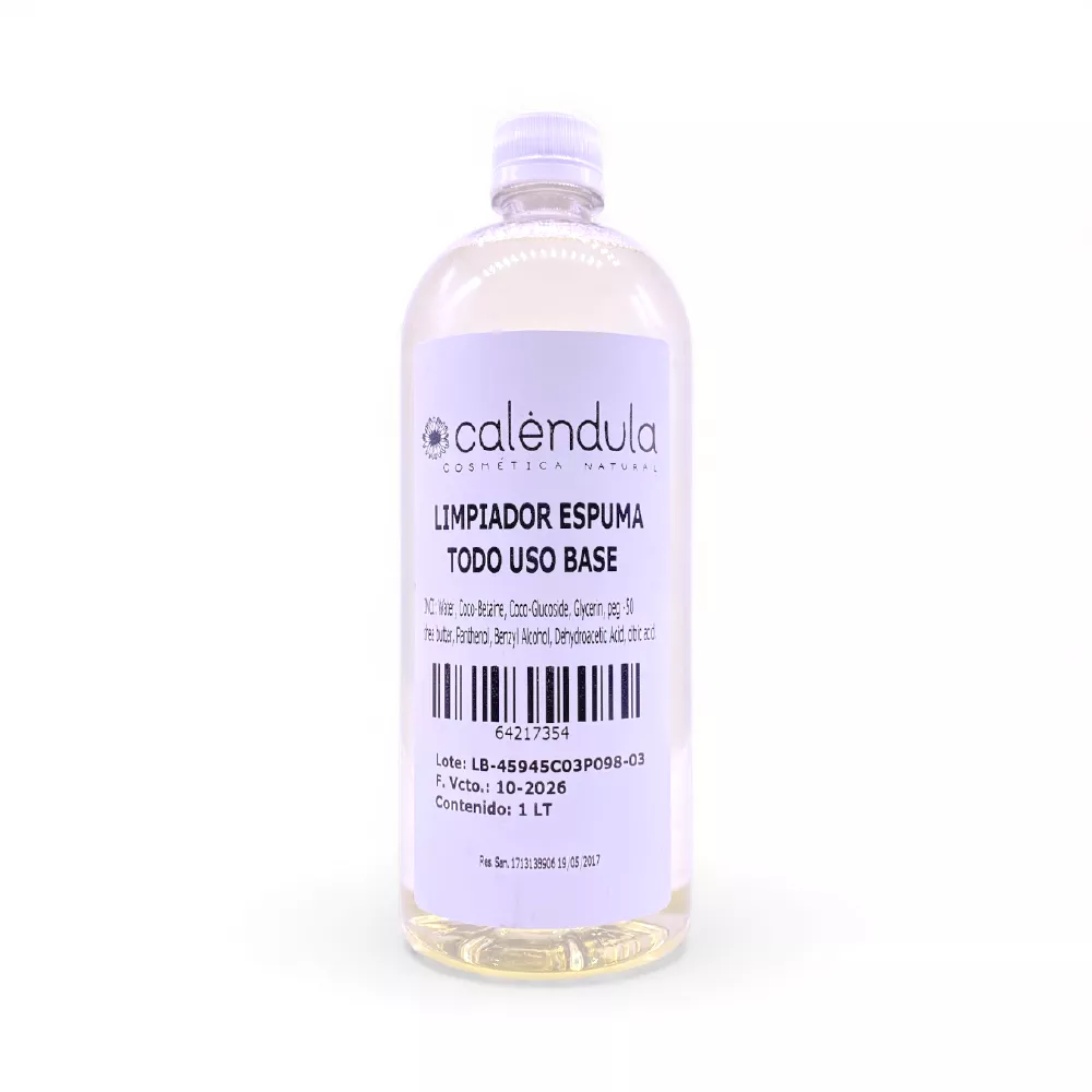 Limpiador Espuma Todo Uso Base personalizable Caléndula