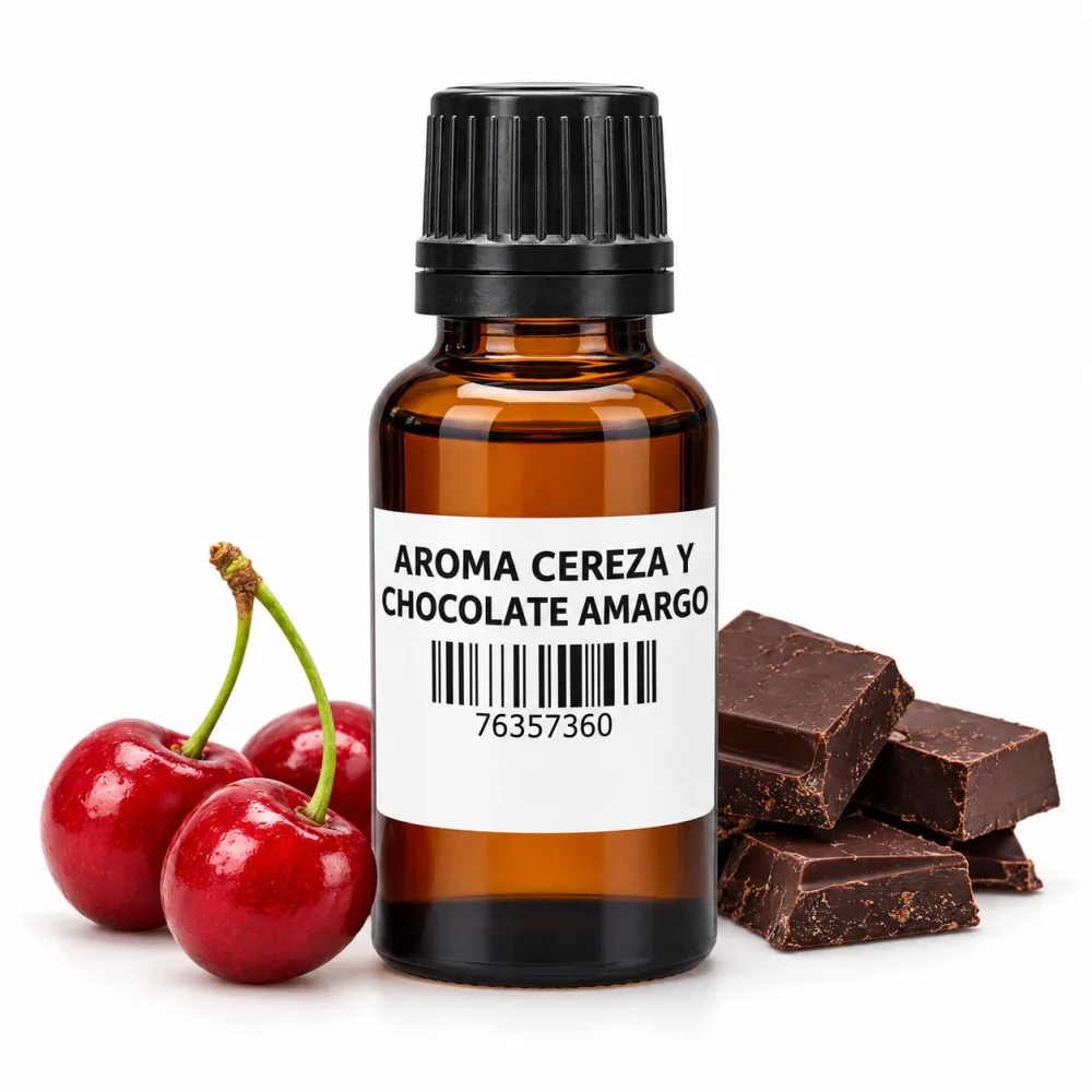 Aroma Cereza y Chocolate amargo  