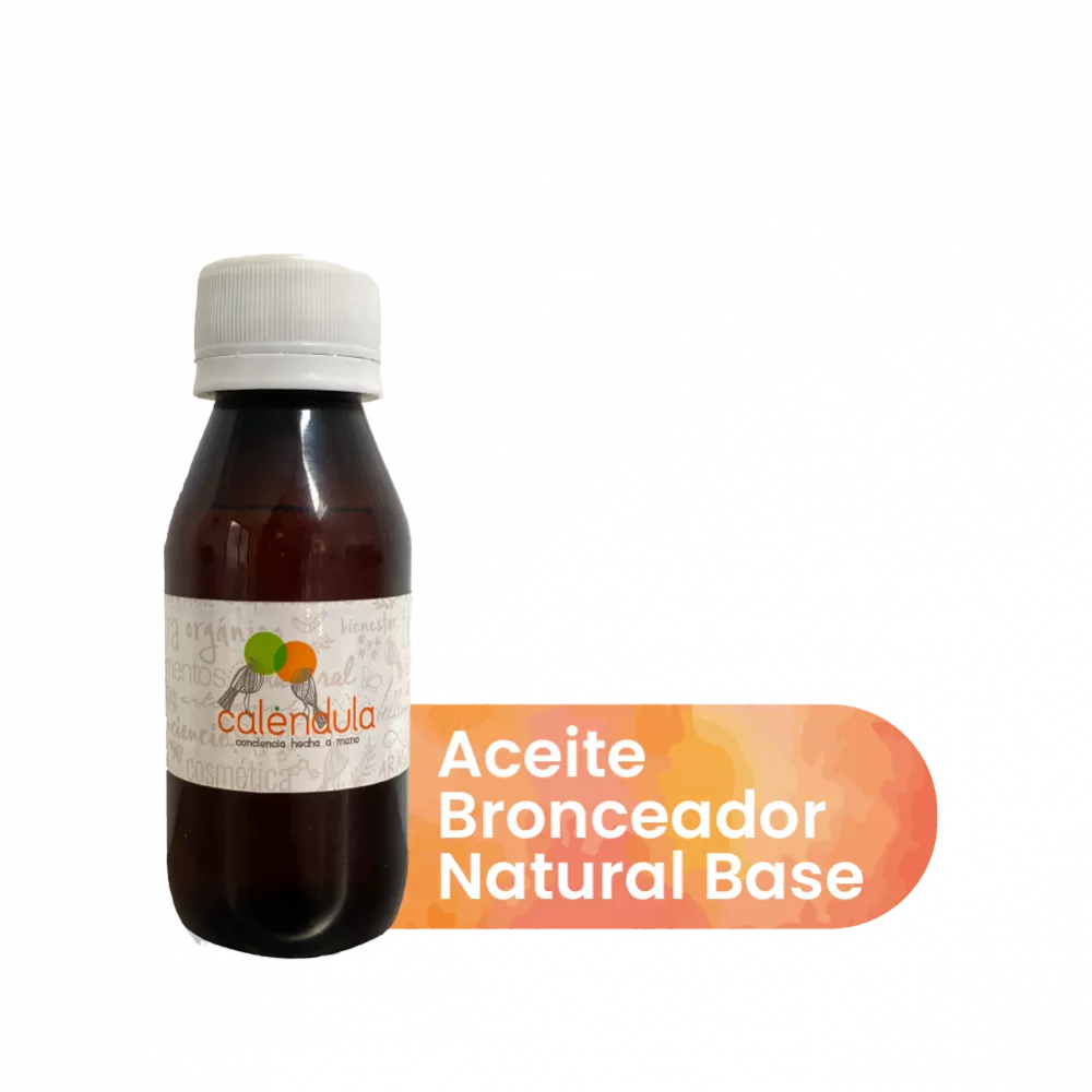 Aceite Bronceador Natural Base Personalizable Caléndula