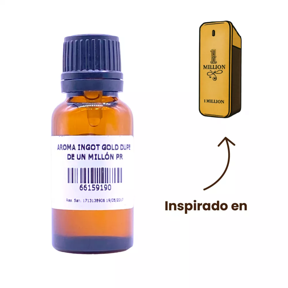 Aroma Ingot Gold - Dupe de un millón (PR) Masculino